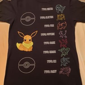NWOT Pokémon BONUS We Love Fine black Tshirt